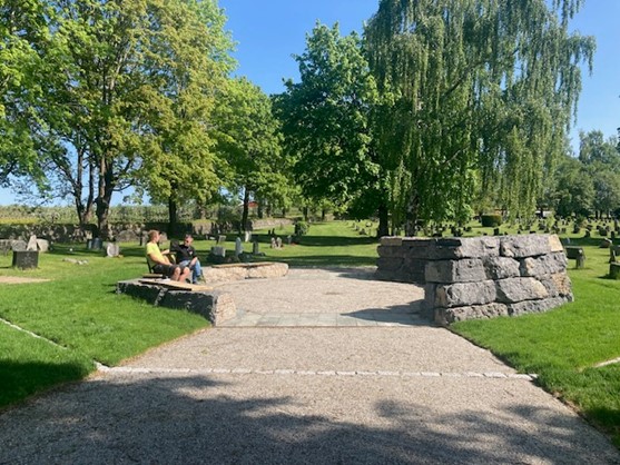 Navnet minnelund på Norderhov kirkegård